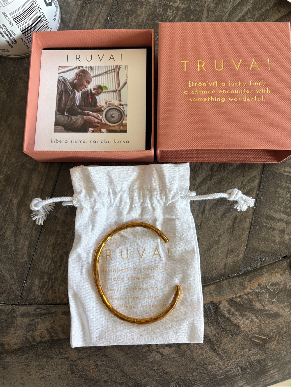 Truvai Gold Open Cuff Bracelet - Elegant Women’s Jewelry